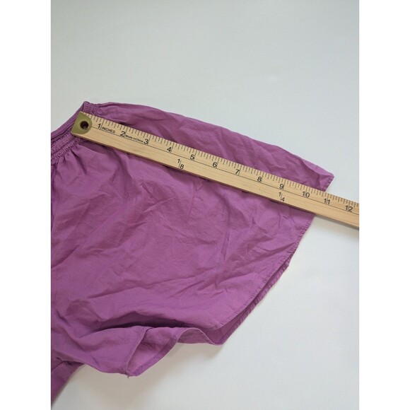 Maeve Cinched Flutter-Sleeve Top - Picture 6 of 7